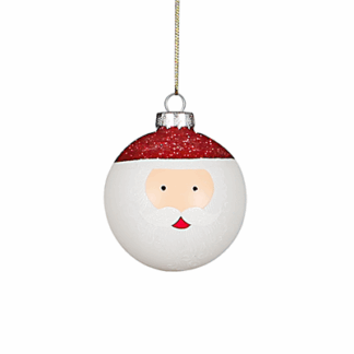PALLA BABBO NATALE IN VETRO