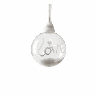 PALLA LOVE ARGENTO VETRO