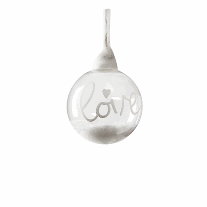 PALLA LOVE ARGENTO VETRO