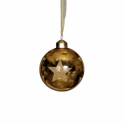 PALLA STELLA ORO VETRO