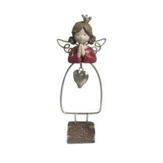 DECORAZIONE ANGELO CON BASE
