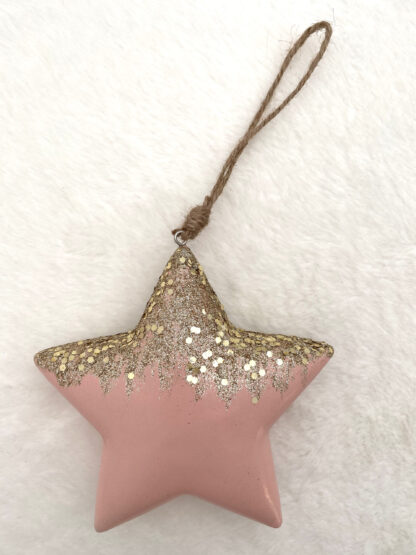 DECORO STELLA GLITTER DA APPENDERE
