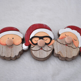 TRIS BABBI IN LEGNO