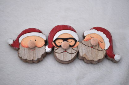 TRIS BABBI IN LEGNO