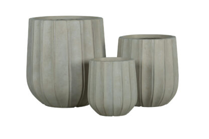 SET 3 VASI OSLO TAUPE