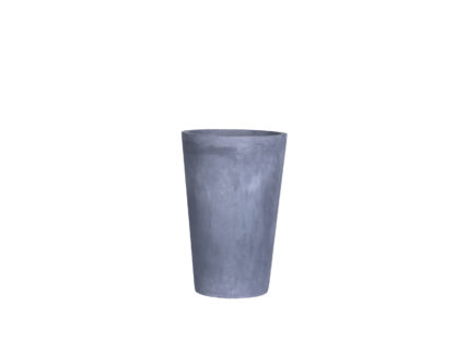 SET 3 FIORIERE ALTE SVASATE GRIGIO - immagine 2