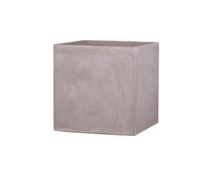 SET 2 FIORIERE CUBICHE SABBIA - immagine 2