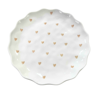PIATTINO CUORICINI BEIGE