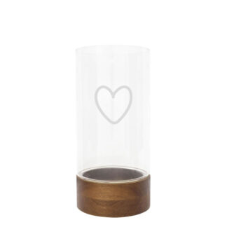 CANDELABRO CUORE ALTO