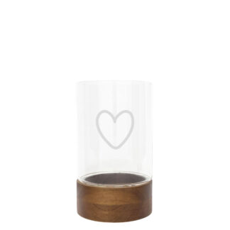 CANDELABRO CUORE BASSO